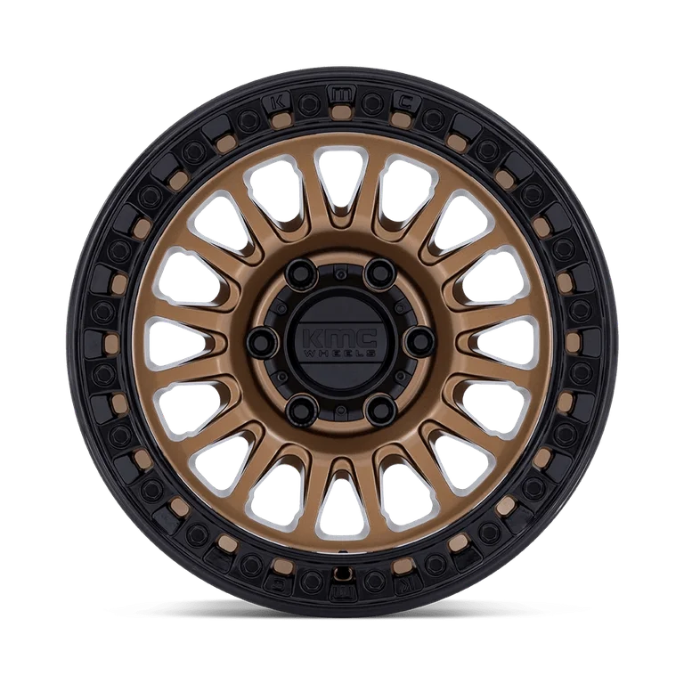 KMC IMS 20x9 Matte Bronze with Gloss Black Lip Wheel - 6x139.7 Bolt Pattern, +18 Offset