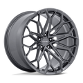 Niche 1PC NC600 MANTA 20-Inch Satin Gunmetal Wheel with 5x120 Bolt Pattern and 67.06mm Center Bore
