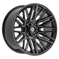 GEAR OFF-ROAD WHEELS 770BM EDGE 6X5.5(139.7) & 6X135 - GLOSS BLACK & MILLED