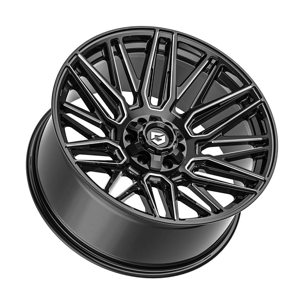 GEAR OFF-ROAD WHEELS 770BM EDGE 6X5.5(139.7) & 6X135 - GLOSS BLACK & MILLED