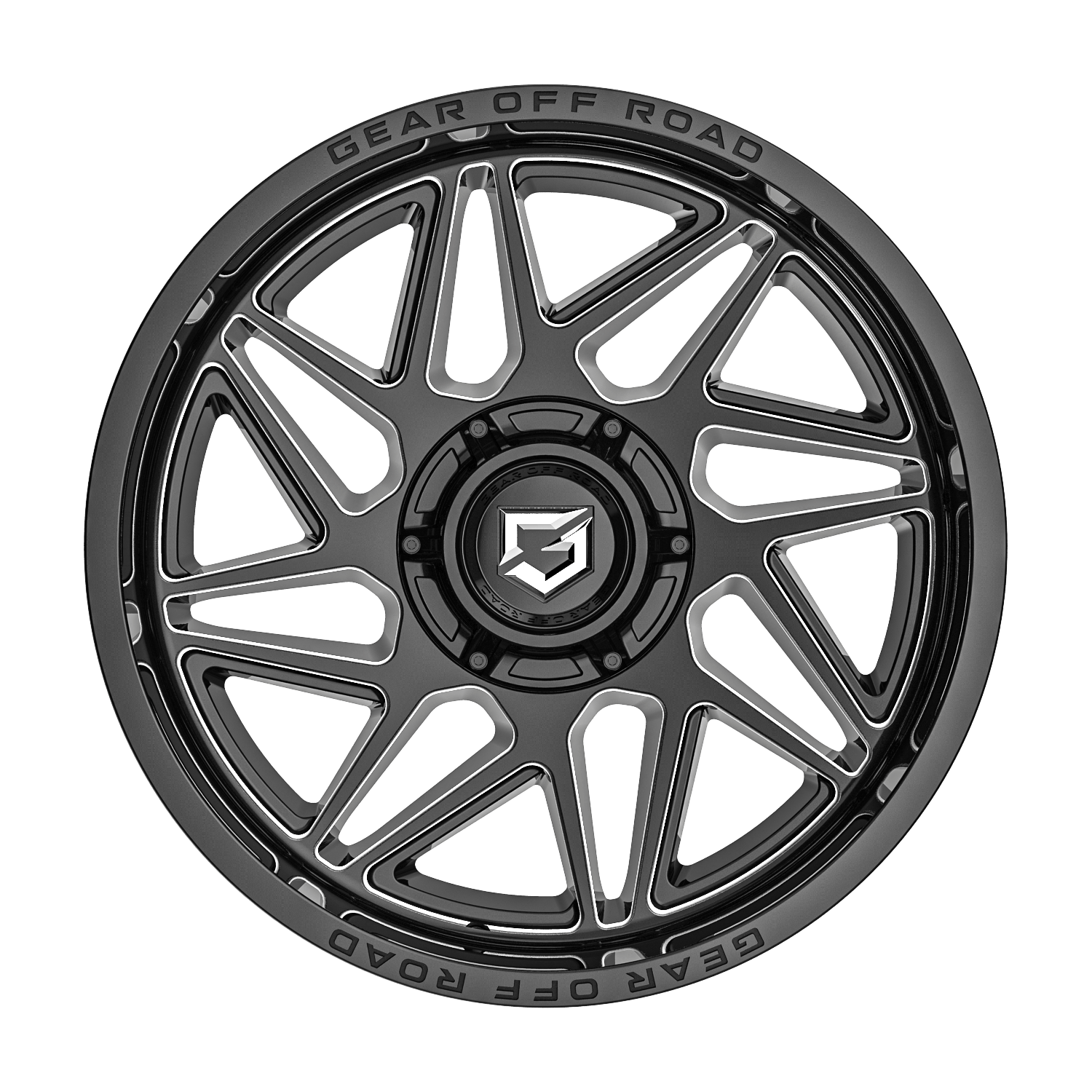 Gear Off Road 761BM Ratio 20x10 Cast Aluminum Wheel with 8x180 Bolt Pattern and -19 Offset