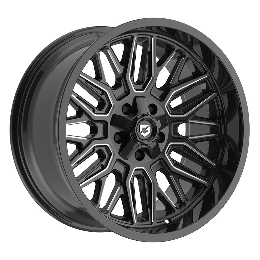 GEAR OFF-ROAD WHEELS 775BM SURGE 6X5.5(139.7) & 6X135 - BLACK & MILLED