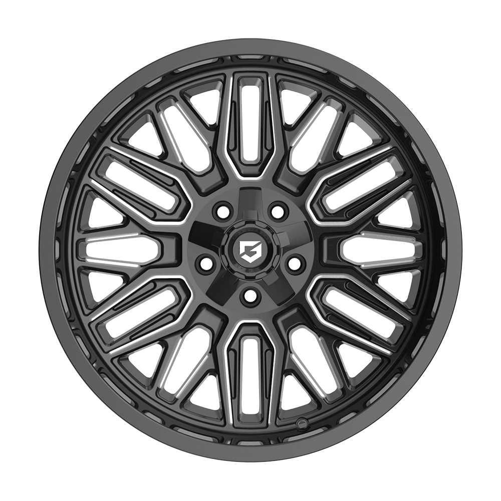 GEAR OFF-ROAD WHEELS 775BM SURGE 6X5.5(139.7) & 6X135 - BLACK & MILLED