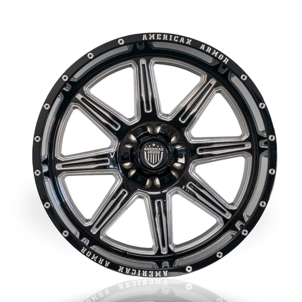 22X10 AMERICAN ARMOR A503 WHEELS 6X5.5(139.7) & 6X135 -18 Offset