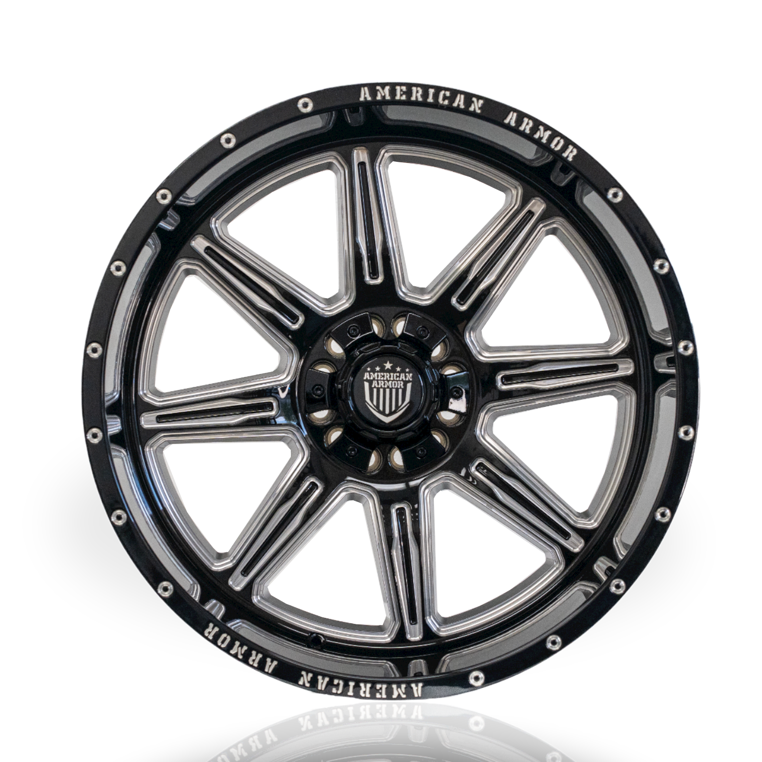 22X10 AMERICAN ARMOR A503 WHEELS 6X5.5(139.7) & 6X135 -18 Offset