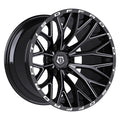 TIS OFF-ROAD 566BM WHEELS 6X5.5(139.7) - GLOSS BLACK & MILLED
