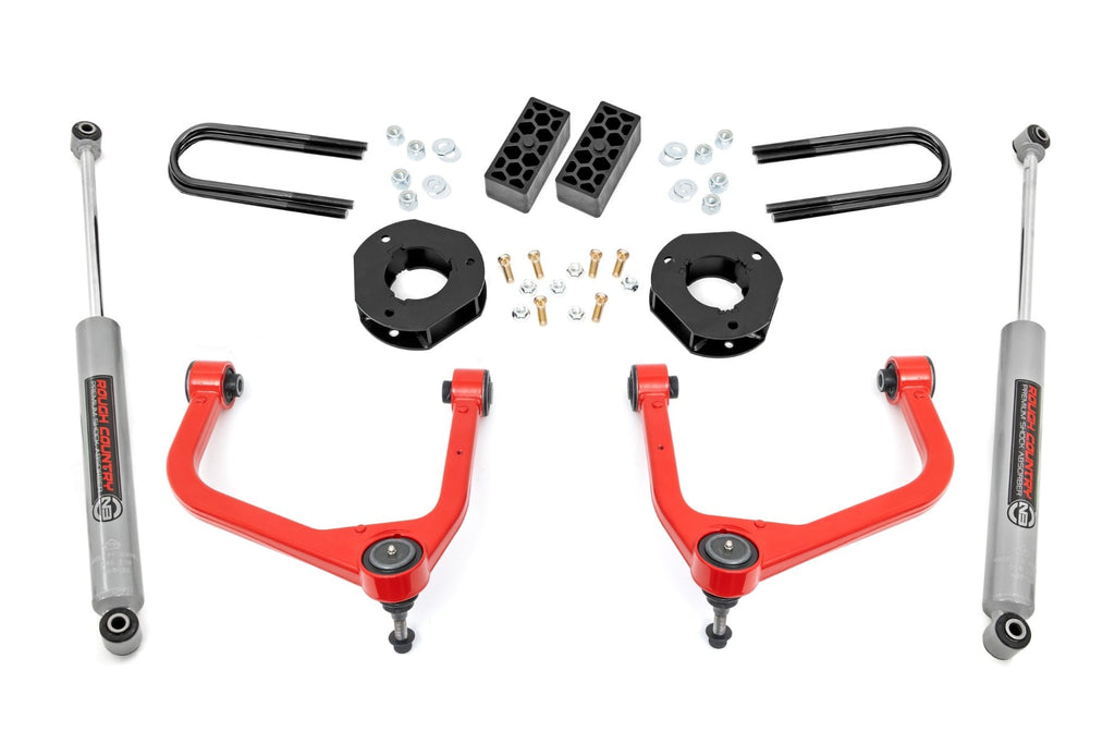 3.5" ROUGH COUNTRY LIFT KIT - 2025-2026 CHEVY SILVERADO 1500 2WD/4WD