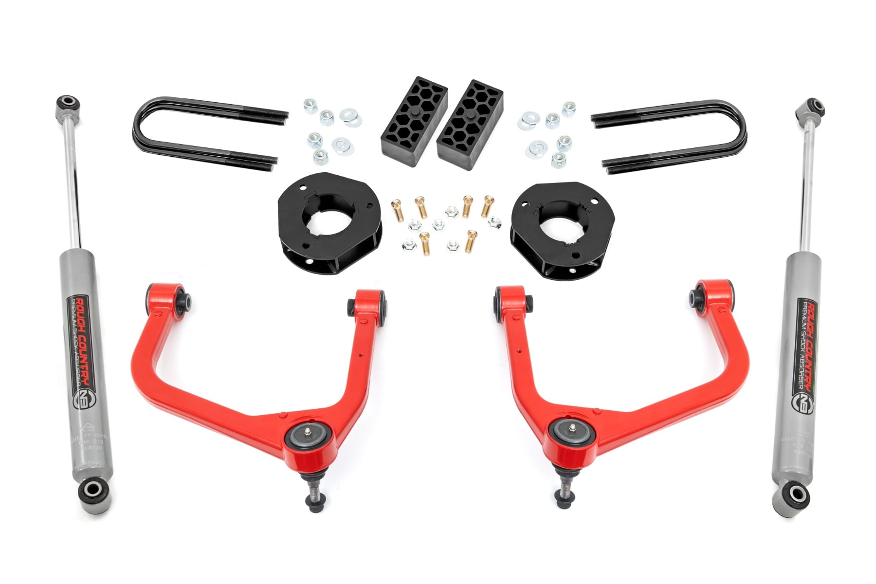 3.5" ROUGH COUNTRY LIFT KIT - 2025-2026 CHEVY SILVERADO 1500 2WD/4WD