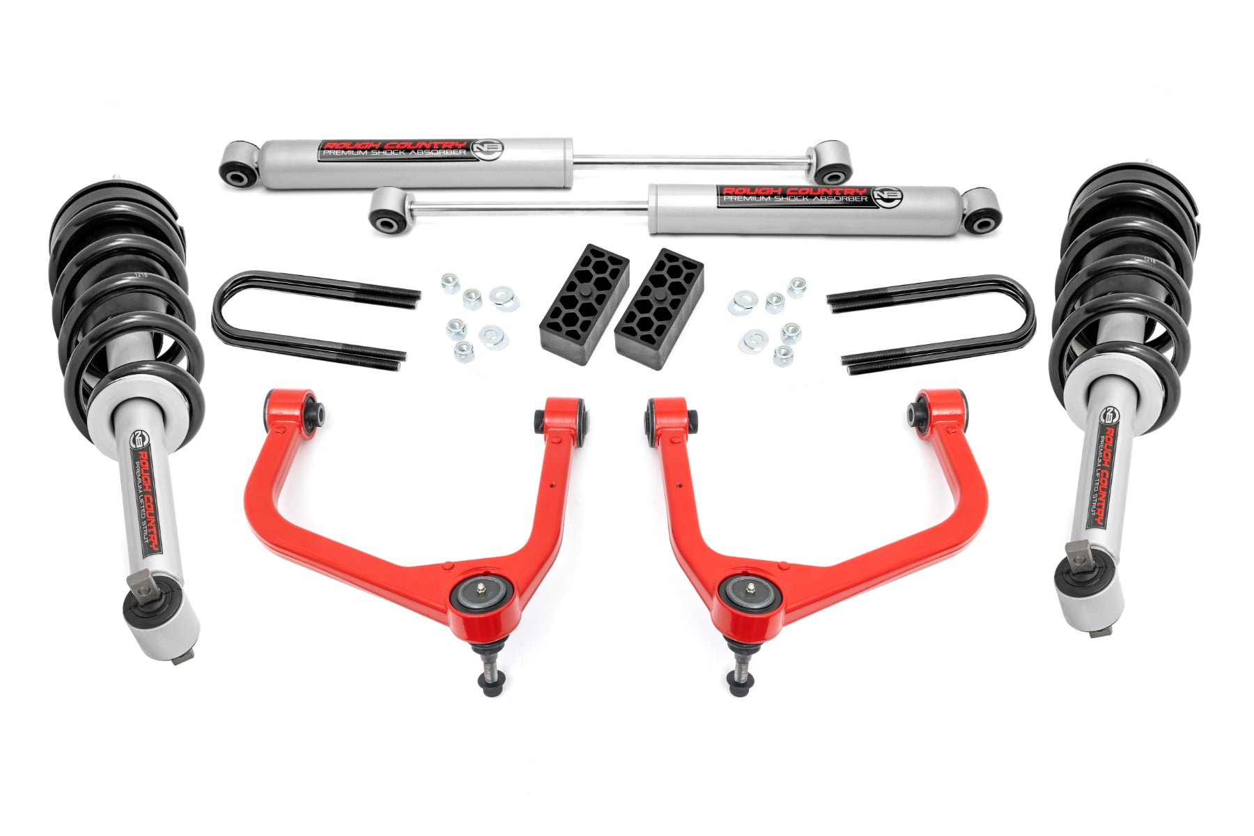 3.5" ROUGH COUNTRY LIFT KIT - 2025-2026 CHEVY SILVERADO 1500 2WD/4WD