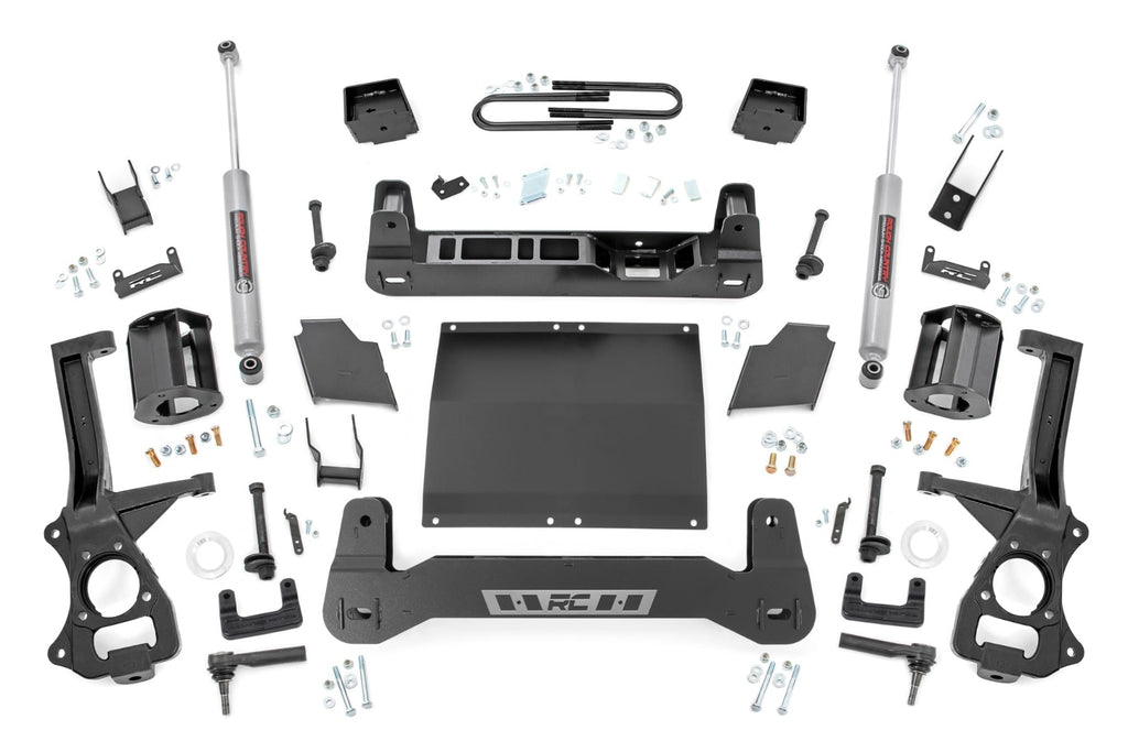 6" ROUGH COUNTRY LIFT KIT - 2025-2026 CHEVY SILVERADO 1500 4WD - 2.7L TurboMax or 3.0L Turbo Diesel