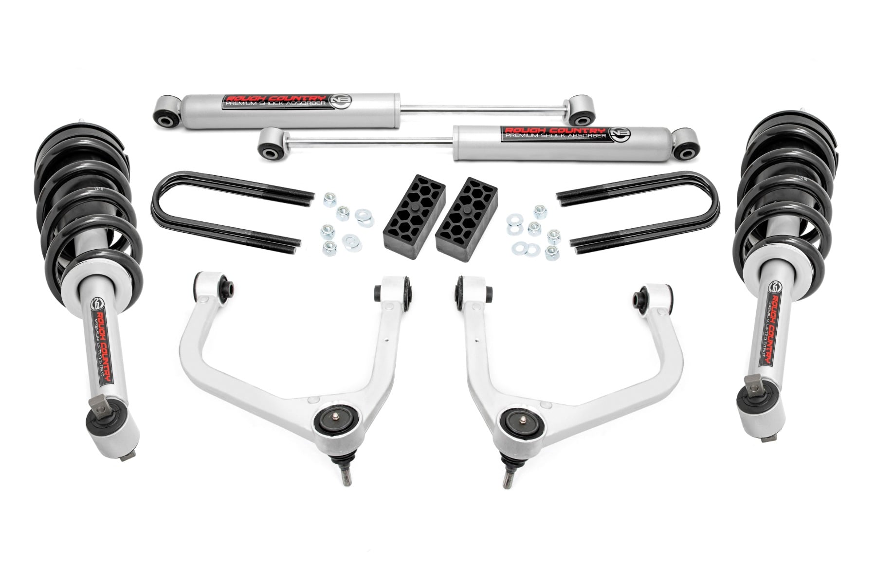 3.5" ROUGH COUNTRY LIFT KIT - 2025-2026 CHEVY SILVERADO 1500 2WD/4WD