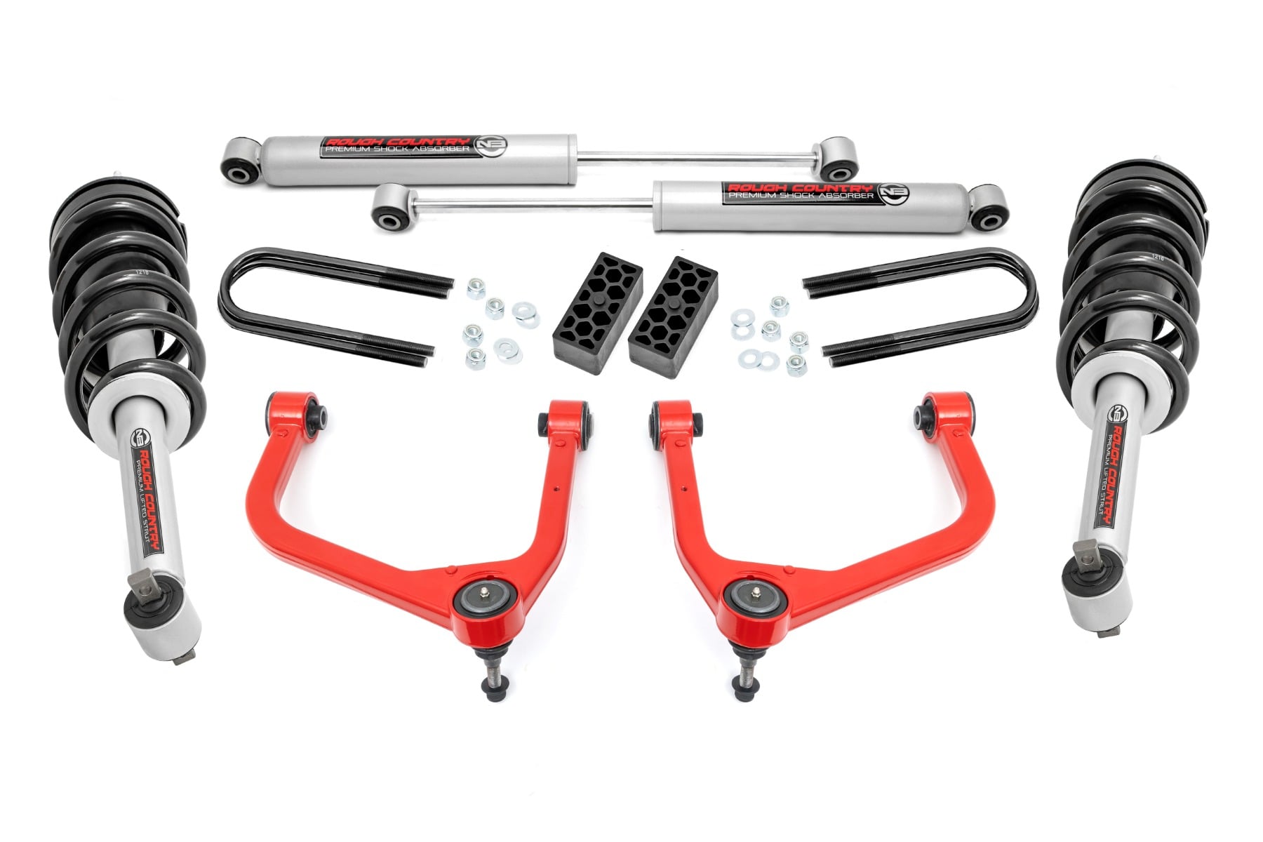 3.5" ROUGH COUNTRY LIFT KIT - 2025-2026 CHEVY SILVERADO 1500 2WD/4WD