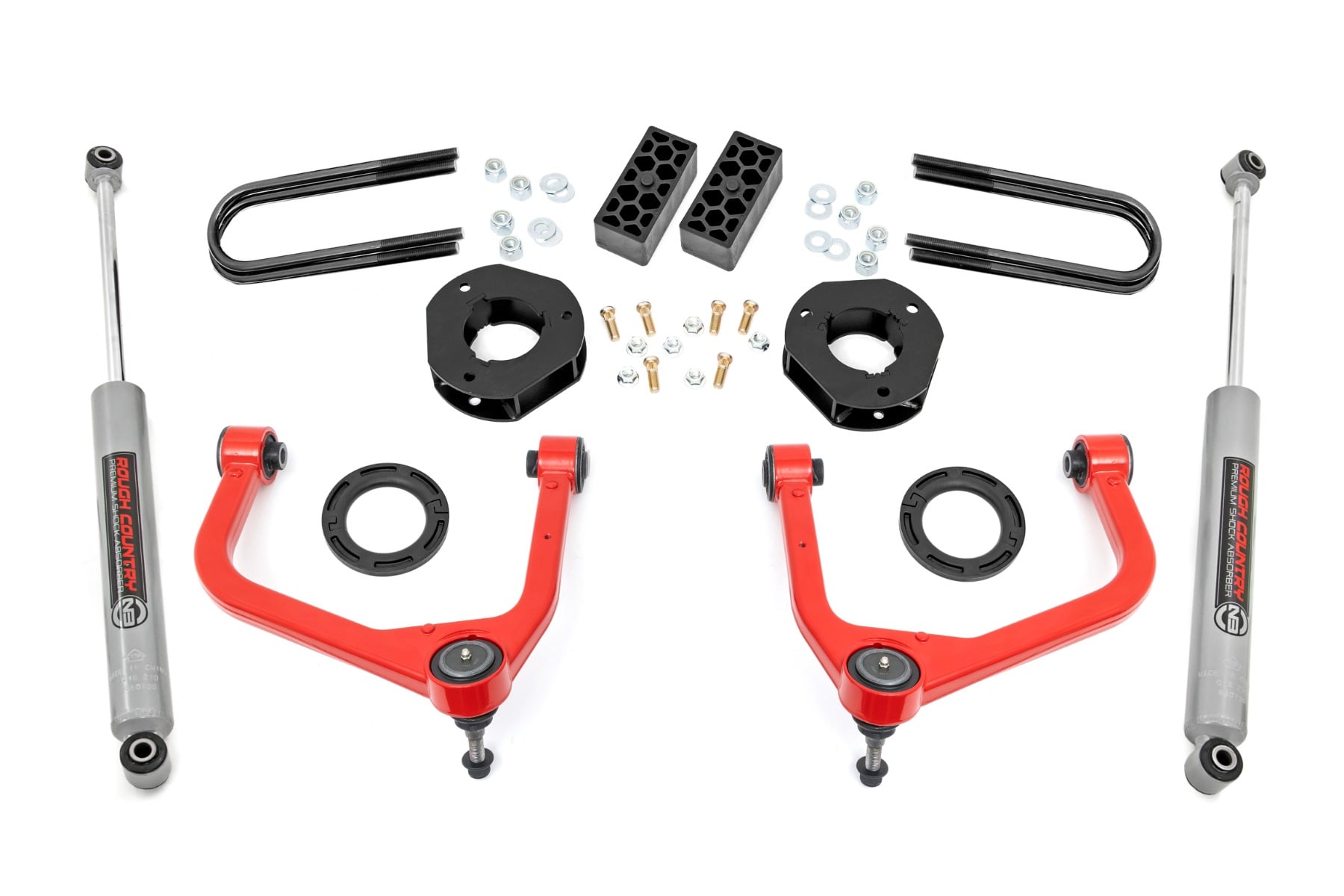 3.5" ROUGH COUNTRY LIFT KIT - 2025-2026 CHEVY SILVERADO 1500 2WD/4WD
