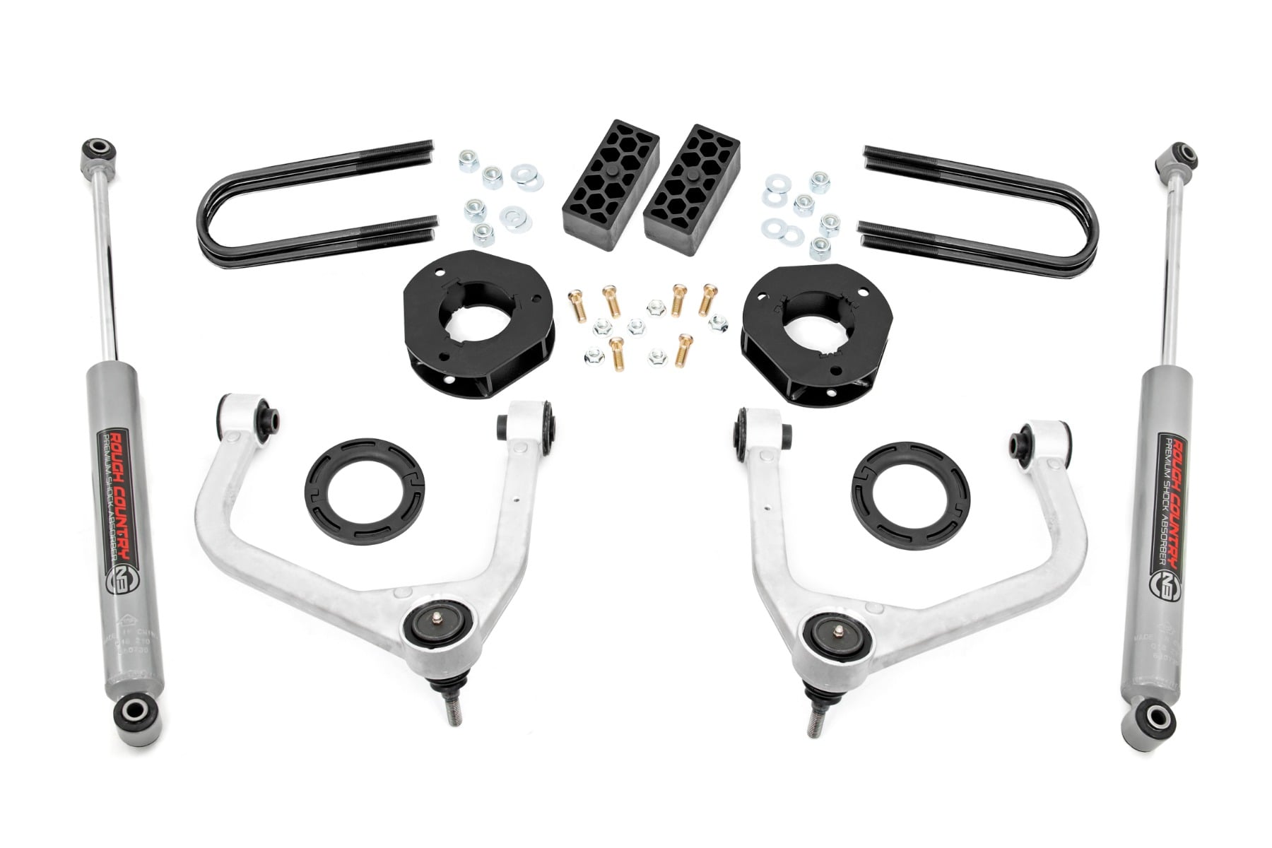 3.5" ROUGH COUNTRY LIFT KIT - 2025-2026 CHEVY SILVERADO 1500 2WD/4WD