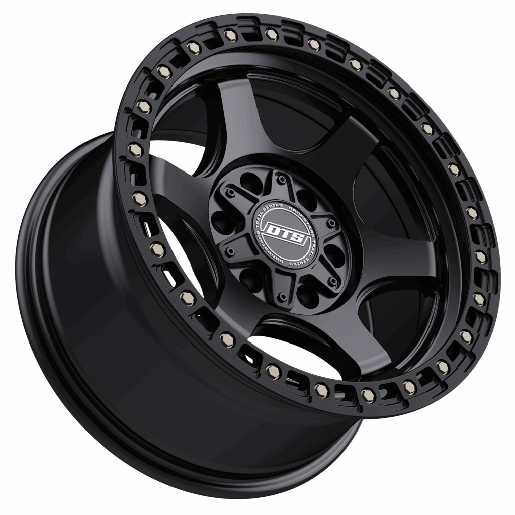 DROPSTAR TRAIL SERIES 604SB WHEELS 5X5.0(127) & 5X5.5(139.7) - SATIN BLACK