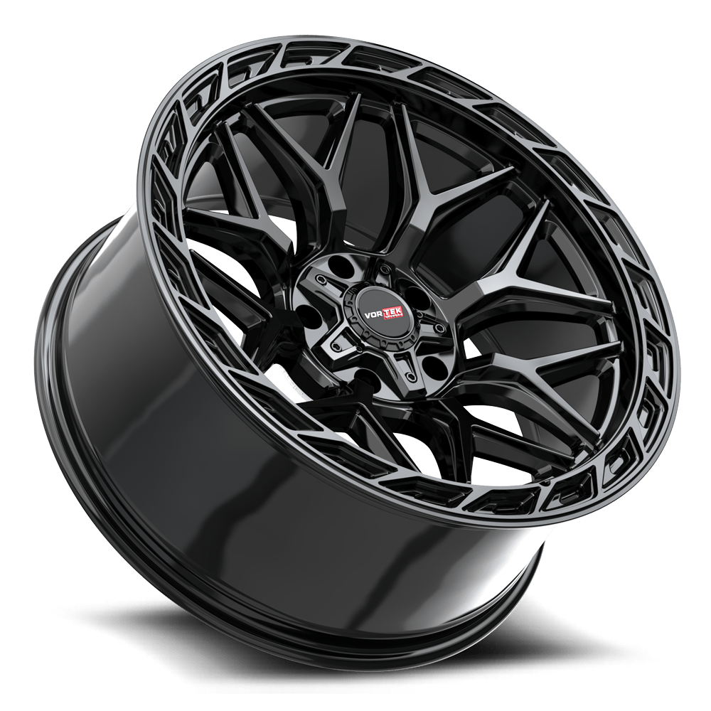 20X9 VORTEK VRP-504 ENZO WHEELS 6X5.5(139.7) & 6X135 +00 OFFSET - GLOSS BLACK