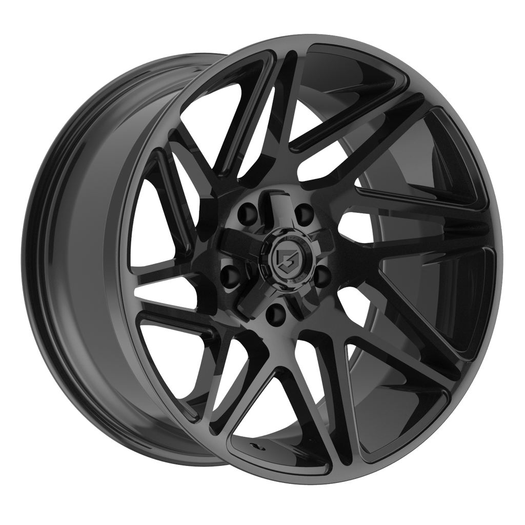 Gear Off Road 777B 20x9 Cast Aluminum Wheel with 6x135 and 6x5.50 Bolt Pattern, +00 Offset