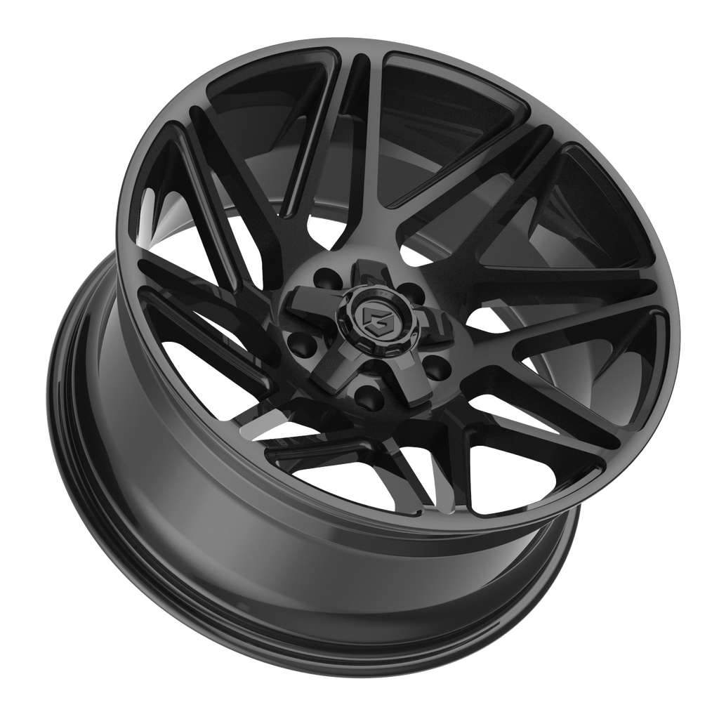 Gear Off Road 777B Cast Aluminum Off-Road Wheel 20x9 with 5x5.00 / 5x5.50 Bolt Pattern and +00 Offset
