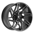 GEAR OFF-ROAD WHEELS 777BM VORTEX 6X5.5(139.7) & 6X135 - GLOSS BLACK MILLED