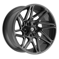 Gear Off Road 777BM 20x9 Cast Aluminum Wheel with 8x6.50 Bolt Pattern and +00 Offset