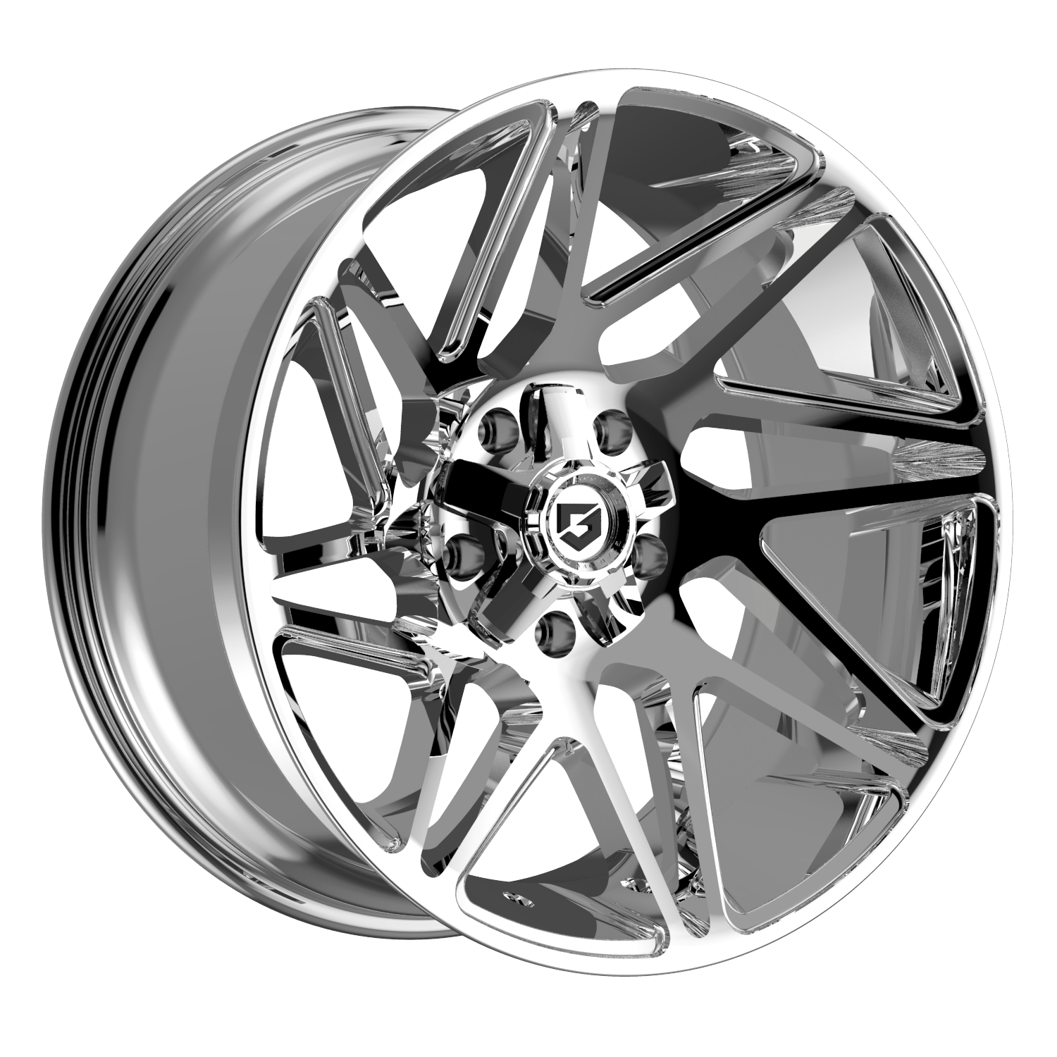 GEAR OFF-ROAD WHEELS 777C VORTEX 6X5.5(139.7) & 6X135 - CHROME