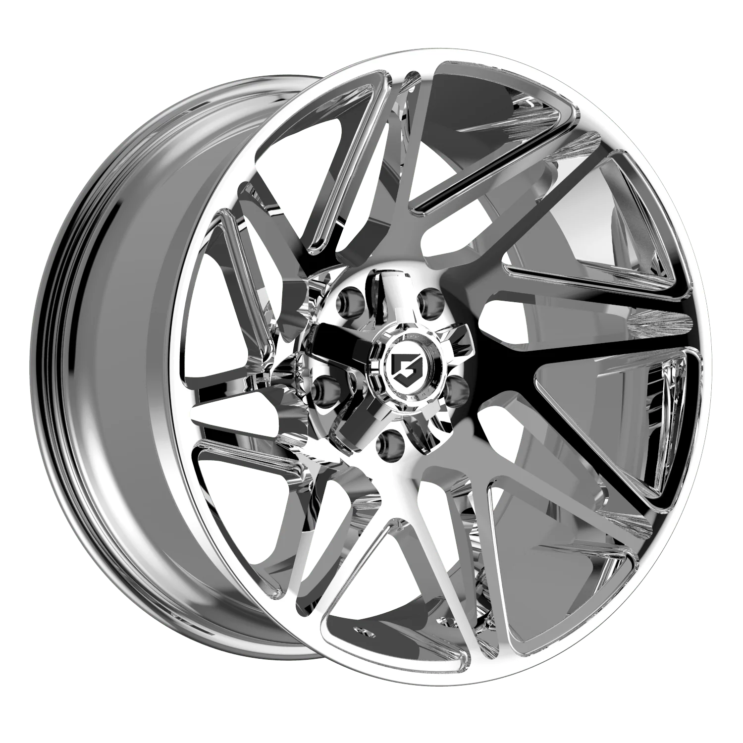 Gear Off Road 777C 20x10 Cast Aluminum Off-Road Wheel with 8x170 Bolt Pattern and -19 Offset
