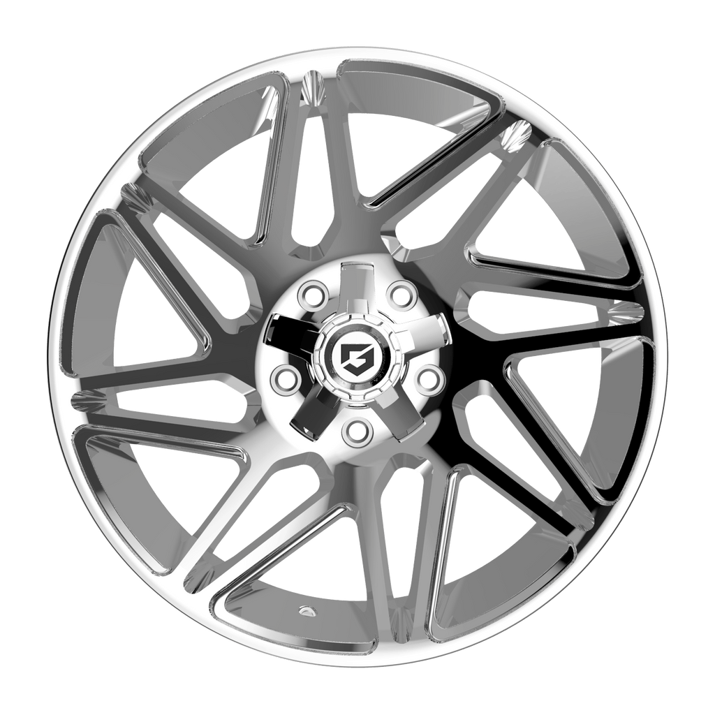 GEAR OFF-ROAD WHEELS 777C VORTEX 6X5.5(139.7) & 6X135 - CHROME