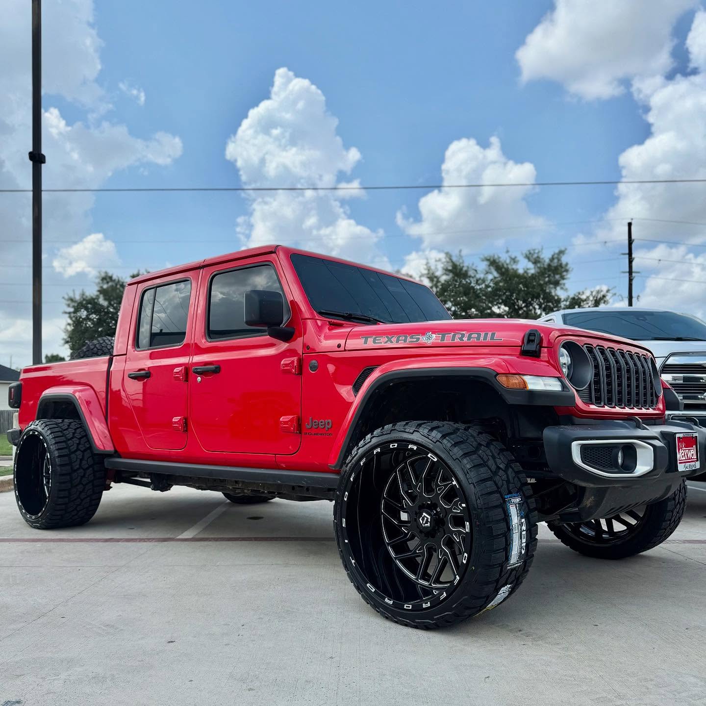 18X9 TIS 544BM  OFF-ROAD WHEELS WITH 5X5.00/5X5.50 BOLT PATTERN AND +00 OFFSET - GLOSS BLACK & MILLED