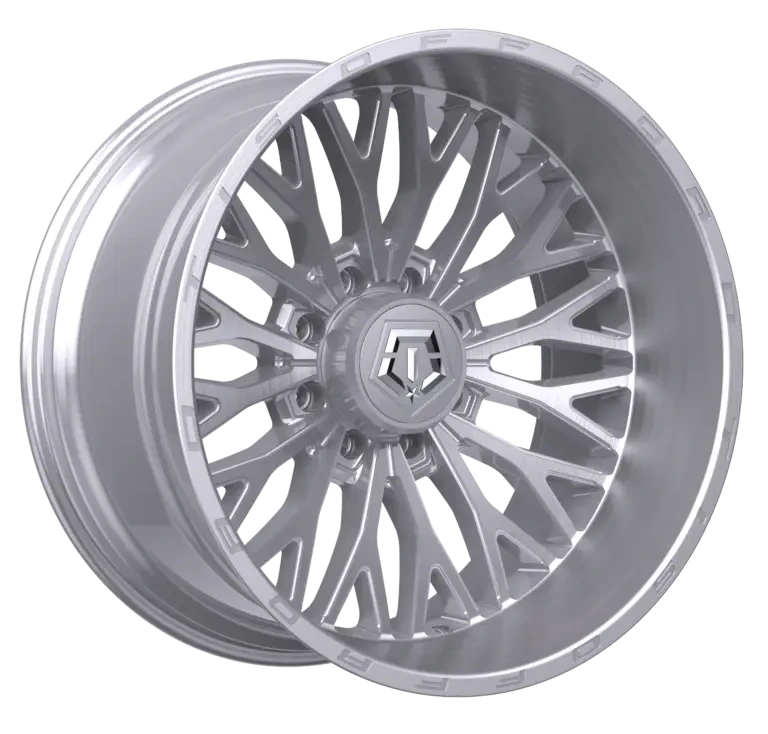 22X12 TIS 565BSM OFF-ROAD WHEELS - 6X135 WITH -44 OFFSET - SILVER