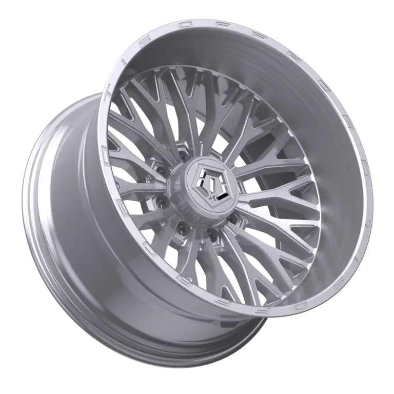 22X12 TIS 565BSM OFF-ROAD WHEELS - 6X135 WITH -44 OFFSET - SILVER