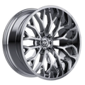 20X12 TIS 565C OFF-ROAD WHEELS - 6X135 WITH -44 OFFSET - CHROME