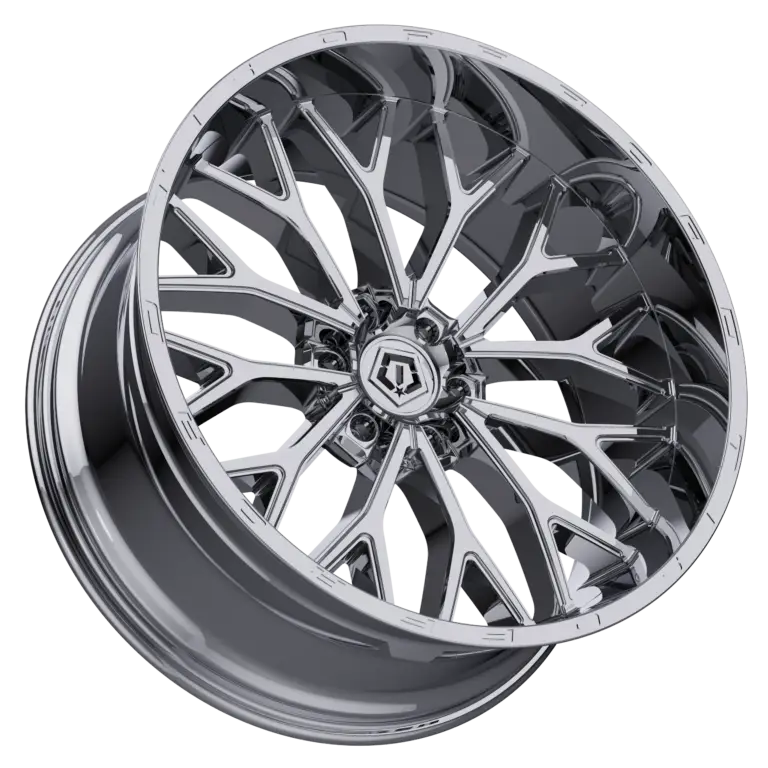 20X12 TIS 565C OFF-ROAD WHEELS - 6X135 WITH -44 OFFSET - CHROME