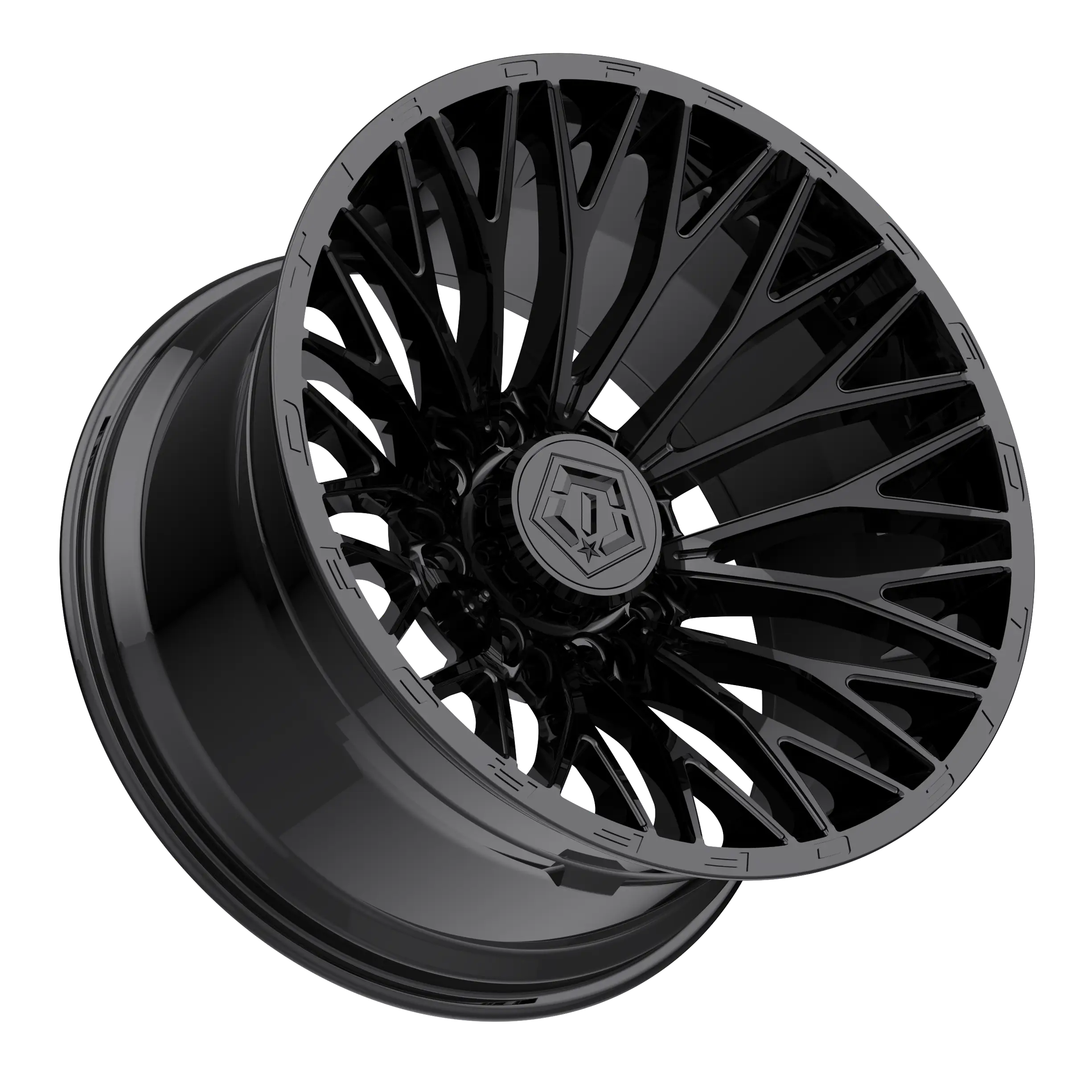 TIS 566B 20x12 Cast Aluminum Wheel with 8x180 Bolt Pattern and -44 Offset