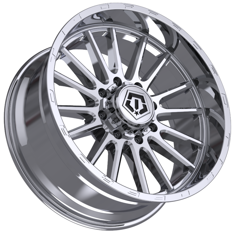 TIS 567C 20x10 Inch Aluminum Wheel with 8x180 Bolt Pattern and -25 Offset