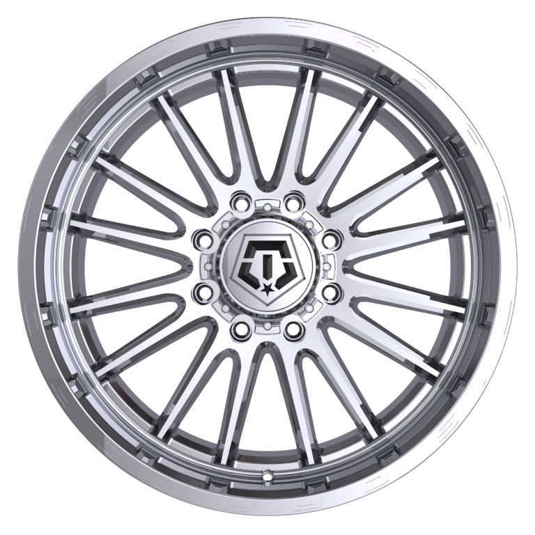 TIS 567C 20x10 Inch Aluminum Wheel with 8x180 Bolt Pattern and -25 Offset
