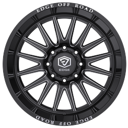 Edge Off Road 305BM 20x10 Cast Aluminum Wheel with 6x135 and 6x5.50 Bolt Patterns, -12 Offset