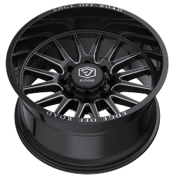 Edge Off Road 305BM 20x10 Cast Aluminum Wheel with 6x135 and 6x5.50 Bolt Patterns, -12 Offset