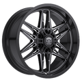 Edge Off Road 303BM 22x12 Cast Aluminum Wheel with 6x135 and 6x5.50 Bolt Patterns - Rev Offset -44