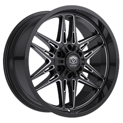 Edge Off Road 20x9 Cast Aluminum Wheel - Multi Bolt Pattern, +0 Offset, Hub Bore 78.1mm, Model 303BM