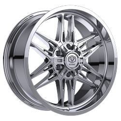 Edge Off Road 303C 22x12 Cast Aluminum Wheel with 6x135 and 6x5.50 Bolt Patterns - -44 Offset