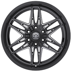 Edge Off Road 303BM 22x12 Cast Aluminum Wheel with 5x5.00 / 5x5.50 Bolt Pattern and -44 Offset