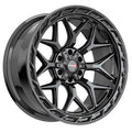 20X9 VORTEK VRP-504 ENZO WHEELS 6X5.5(139.7) & 6X135 +00 OFFSET - GLOSS BLACK