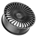 Motiv 438B-2295515 22x9 Cast Aluminum Wheel with 5x115 / 5x120 Bolt Pattern and +15 Offset