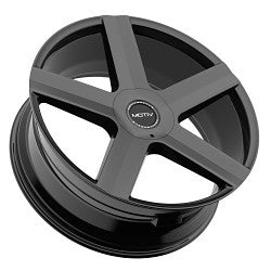 Motiv 439B-24956825 24x9.5 Cast Aluminum Wheel with 6X135 Bolt Pattern and +25 Offset