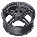 Edge Street 354A 17x7.5 Cast Aluminum Wheel with 5x4.50 and 5x120 Bolt Pattern, +40 Offset