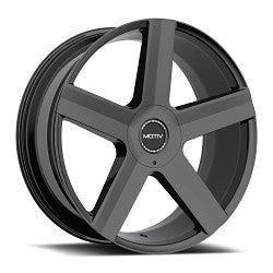 Motiv 439B-2296825 22x9 Cast Aluminum Wheel with 6x135 and 6x5.50 Bolt Patterns, +25 Offset, 106.2mm Hub Bore