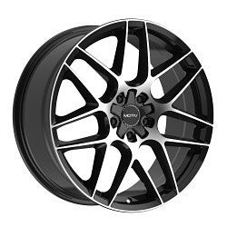 Motiv 435MB Foil 17x7.5 Cast Aluminum Wheel with 5x100 & 5x4.50 Bolt Pattern and +40 Offset