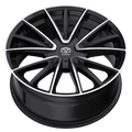 Edge Street 353MB-8805740 18x8 Cast Aluminum Wheel with 5x4.50 and 5x120 Bolt Pattern, +40 Offset