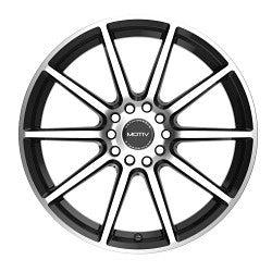 Motiv 431MB Elicit 18x7.5 Cast Aluminum Wheel with 5x112 and 5x4.50 Bolt Patterns, +40 Offset