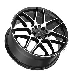 Motiv 435MB Foil 18x8 Cast Aluminum Wheel with 5x115/5x120 Bolt Pattern and +20 Offset